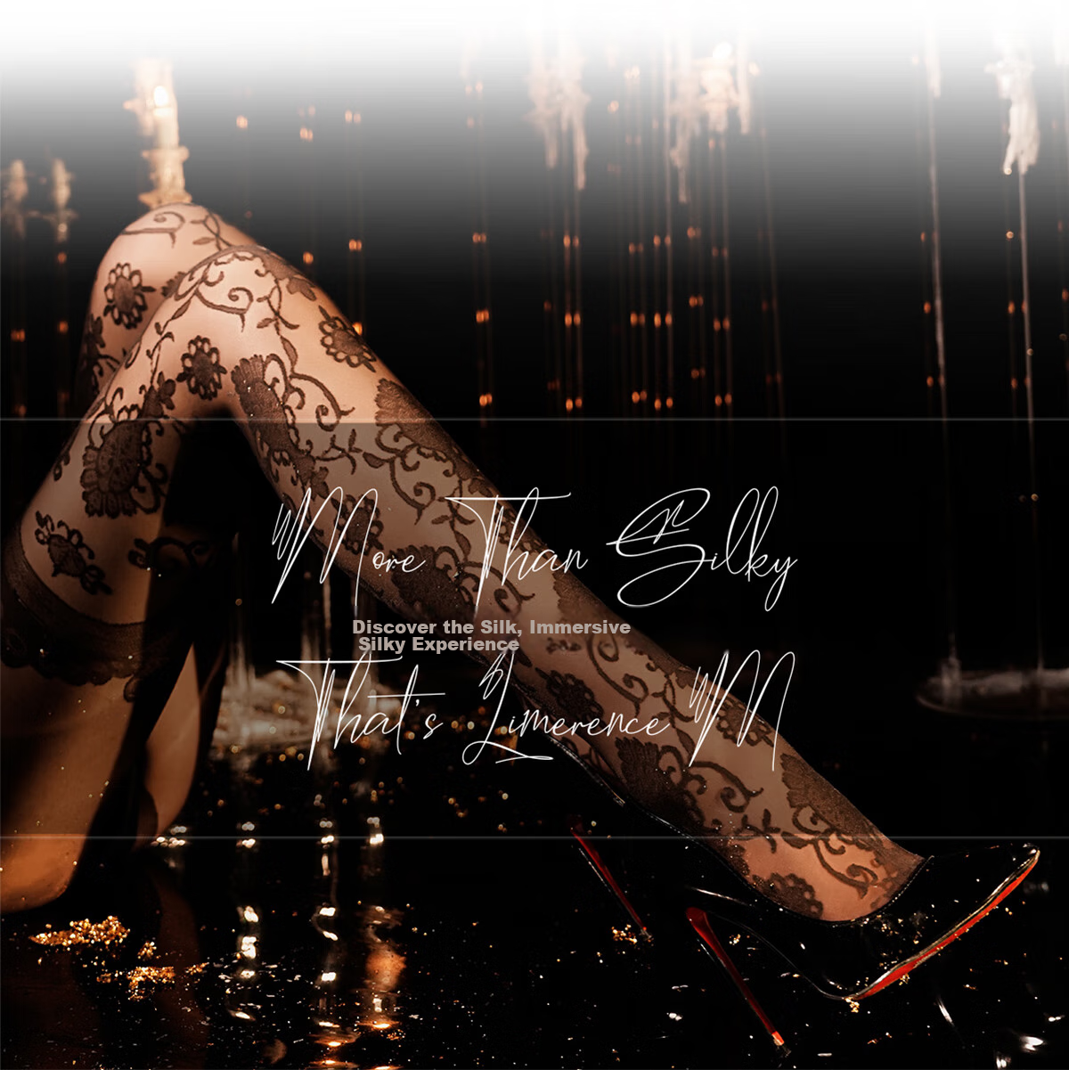 Limerence M [Baroque] Ultra-Thin Sheer Stockings, Lace Vintage Jacquard Party Socks, Nude Pink, T-Crotch Closed Crotch One Size Fits All 18