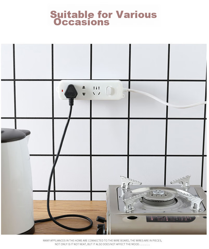 Dengbi Power Strip Organizer, Cable Management System, No Drilling Required, Wall-Mounted Storage Solution, Power Strip Holder for Plugs And Cables 10