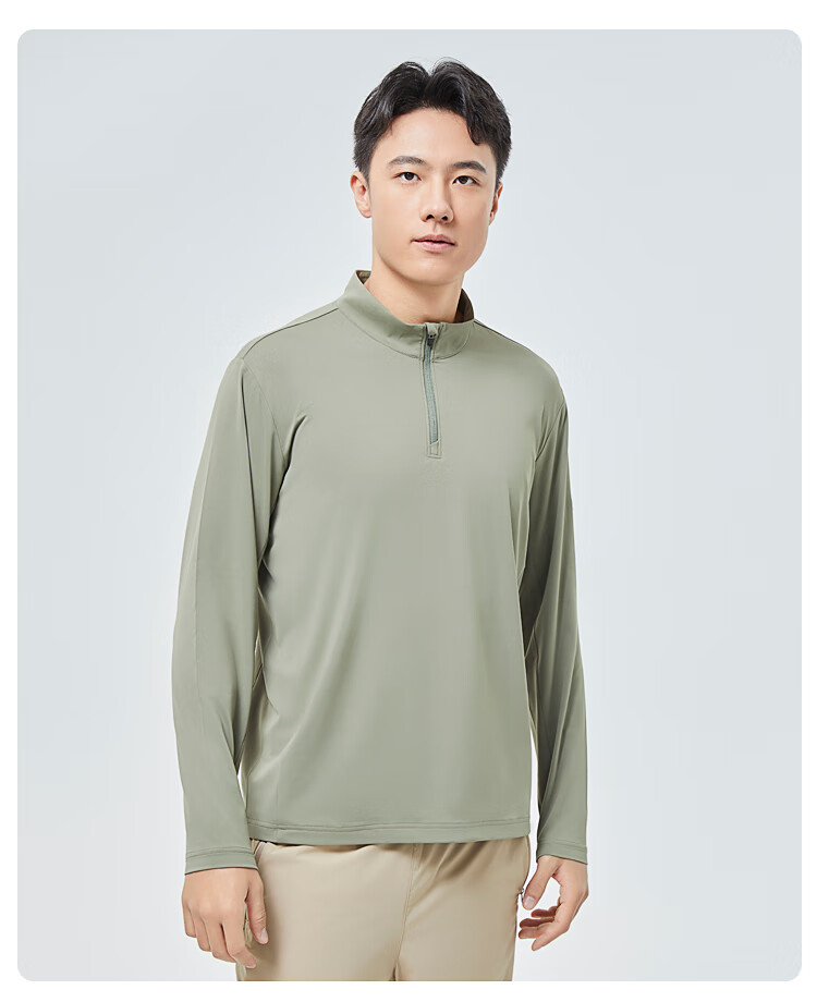 SCALER Outdoor Long-Sleeve T-Shirt for Men, Spring And Summer New Arrival, Ice Rainbow Silk Moisture-Wicking Quick-Dry Simple Running Sports Top for Wome 24