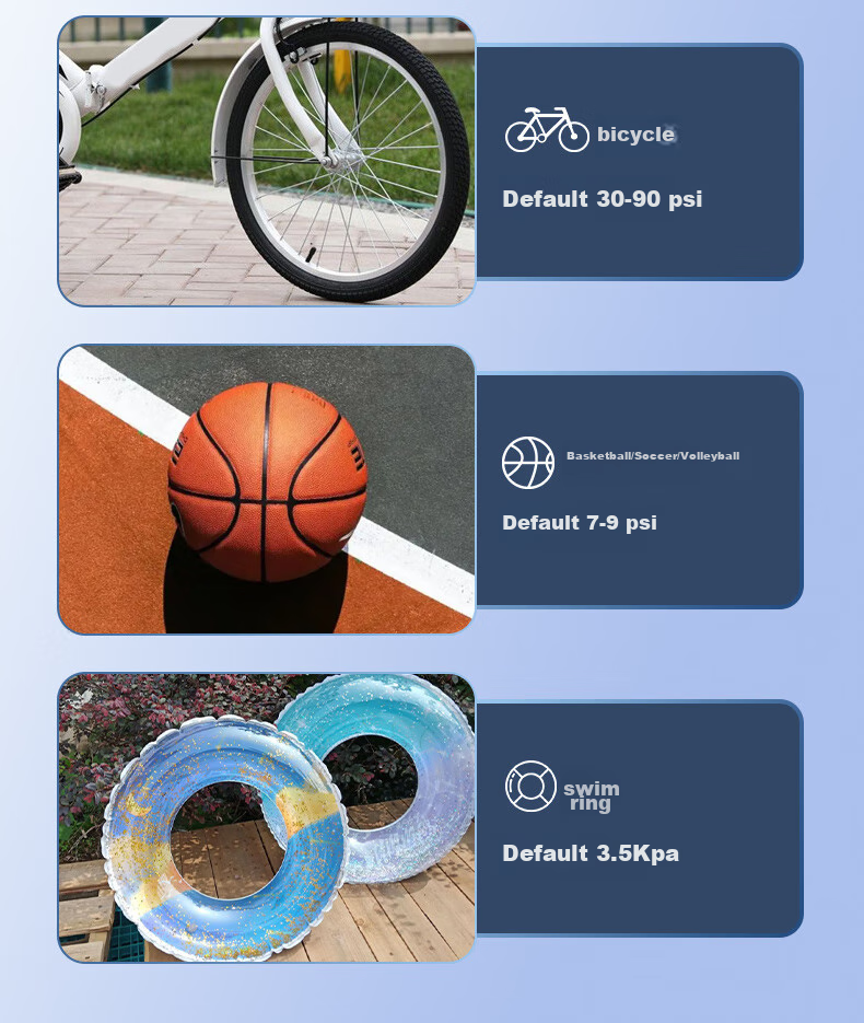 Jumu Bicycle Pump, Wireless And Wired Dual-Use, for Car And Motorcycle Tires, Inflator, Electric Vehicle-Mounted Air Pump 12