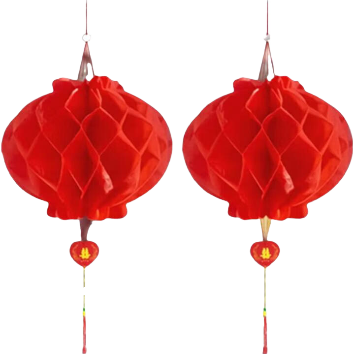Kuyibao Large Red Lantern Hanging Ornaments, Set of 20, for Housewarming, Wedding, Business Opening, Outdoor Waterproof Lanterns, Scene Decoratio