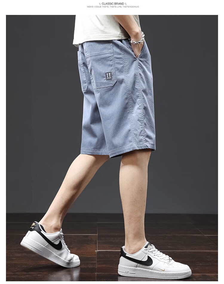 Zengzhi Summer Lightweight Men's Casual Shorts 2026 New Cargo Five-Point Straight-Leg Mid-Length Pants for Men 16