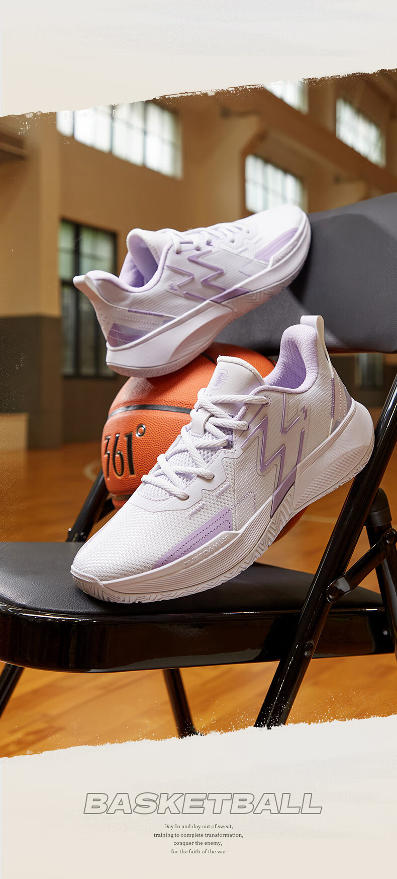 361° Basketball Shoes BIG3Team Spring And Summer Youth Professional Low-Top Sneakers for Men 672331109-2 16