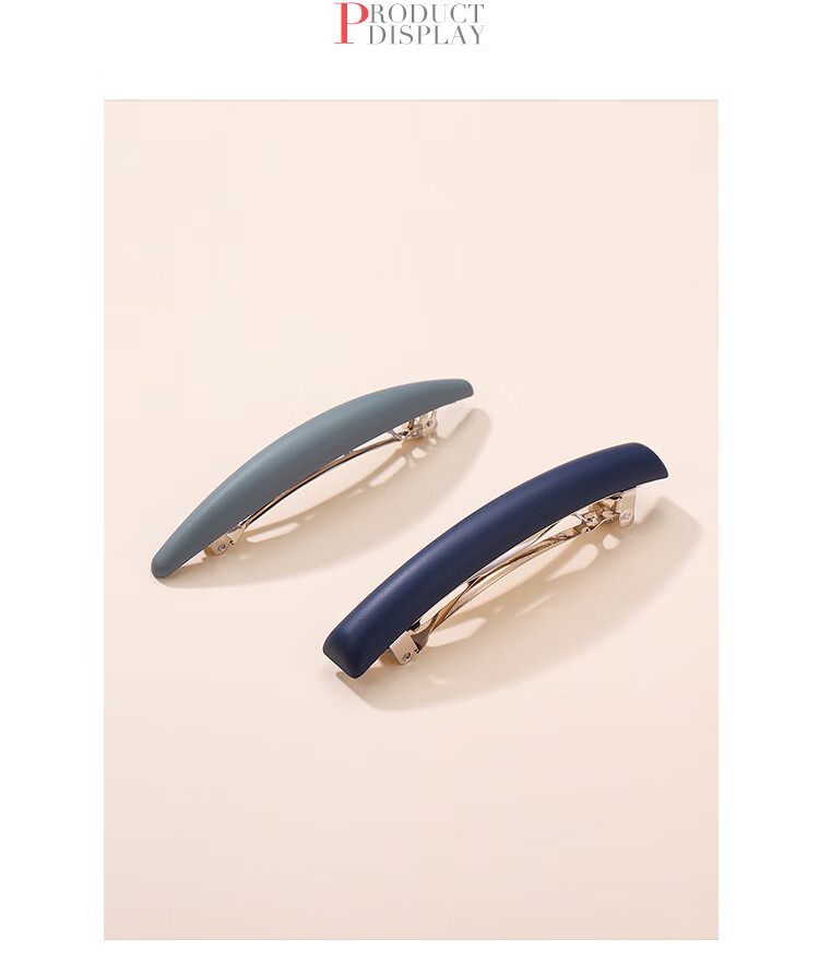 CHIMERA 2 Pieces Simple Back-Of Barrettes, Korean Imported Hair Clips, Hair Accessories for Women, Mid-Autumn Festival Gift 5