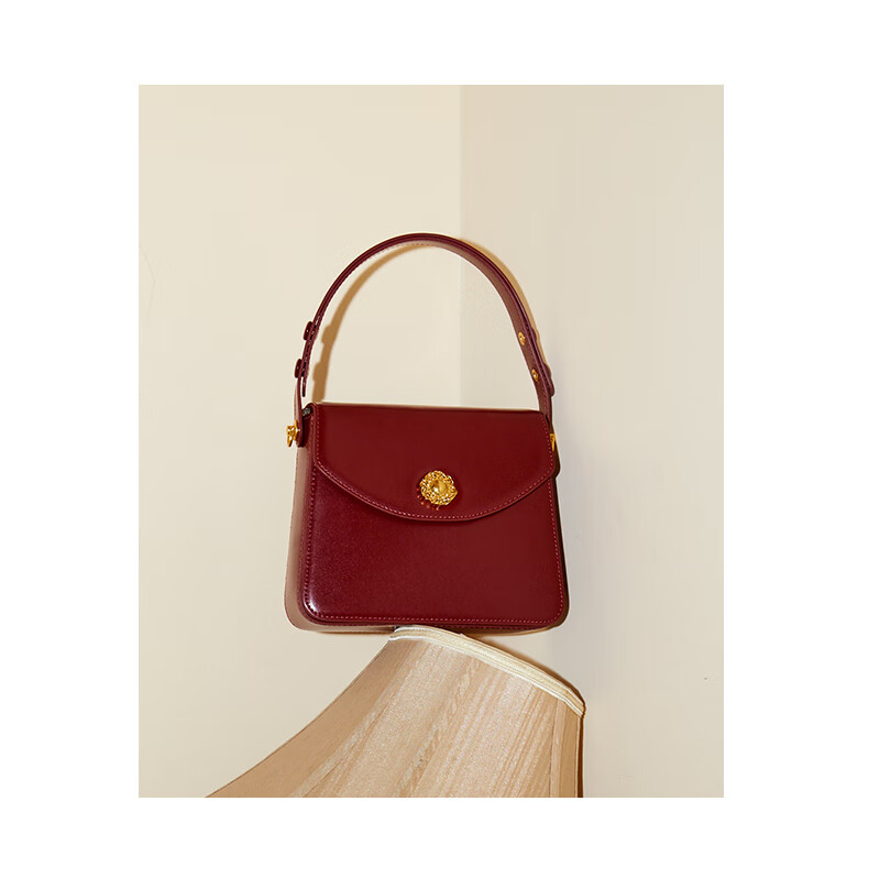 La Festin Handbag, 2026 New Style Sugar Cube Bag, Underarm Red Wedding Bride Tote Small Square Bag, Birthday Gift for Wome 20