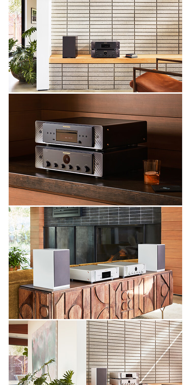 MARANTZ MODEL50/K1SG Home Theater HiFi Amplifier High-Fidelity Audiophile Sound System Pure Analog Stereo Amplifier A/B Class Amplifier Silver Gold Color 10