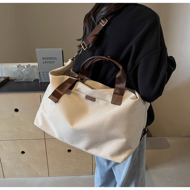 Banzheni Travel Bag for Men And Women, Large Capacity, Can Be Attached to Suitcase Handle, Storage Bag for Maternity Leave, Business Trip, Fitness, Handheld And Crossbody Bag 10
