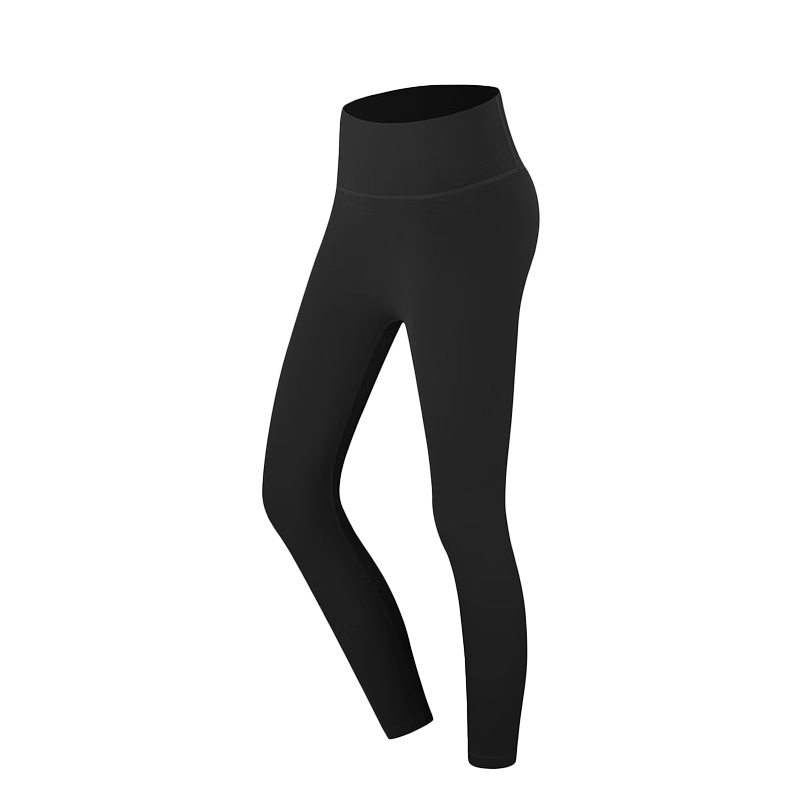 XUEXIMAN Seamless Naked Feel Yoga Pants for Women, High-Waisted Butt-Lifting Fitness Training Shorts, High-Elastic Tight Pilates Leggings