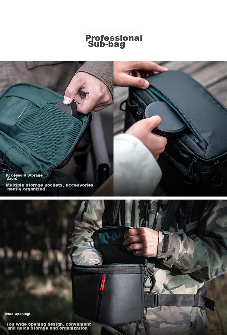 PGYTECH Dandelion Photography Bag OneMo2 DSLR Camera Backpack, Outdoor Hiking Travel Rucksack, Digital Bag, Stabilizer Professional Large Capacity Storage Bag, 35L (Deep Space Black) 14