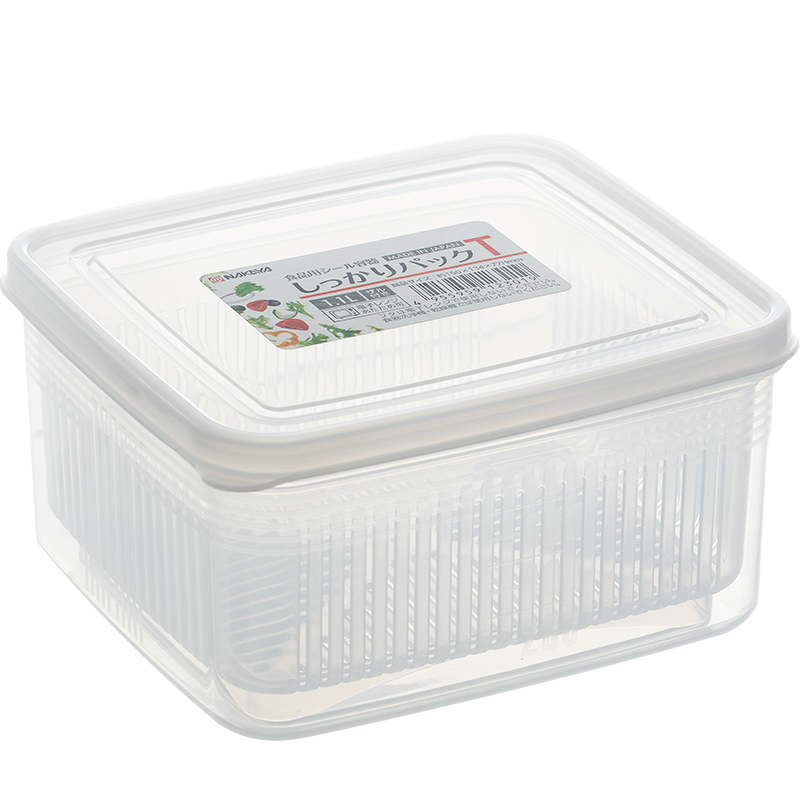 Daisy Leaf Imported Kitchen Onion, Ginger And Garlic Storage Box, Refrigerator Green Onion Preservation Box, Draining Prep Box, Fruit Box, Set of 2
