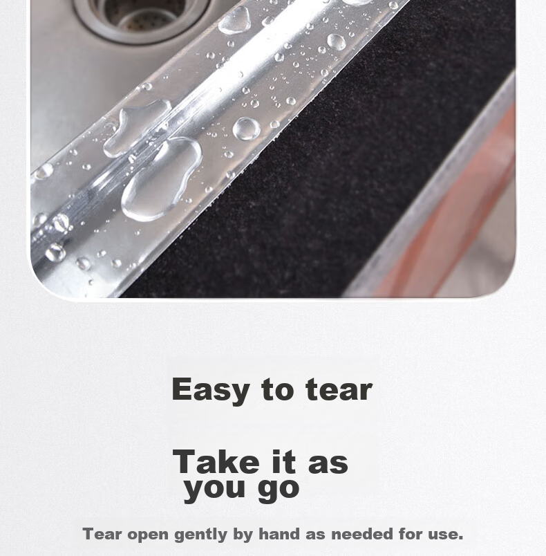 Licao Aluminum Foil Tape, Kitchen-Specific, Waterproof And Oil-Resistant, Heat-Resistant, Upgraded Thickened 100μm, Tin Foil Paper, Stove And Range Hood Anti-Mold Beauty Seam Tape, 60mm*10m 10
