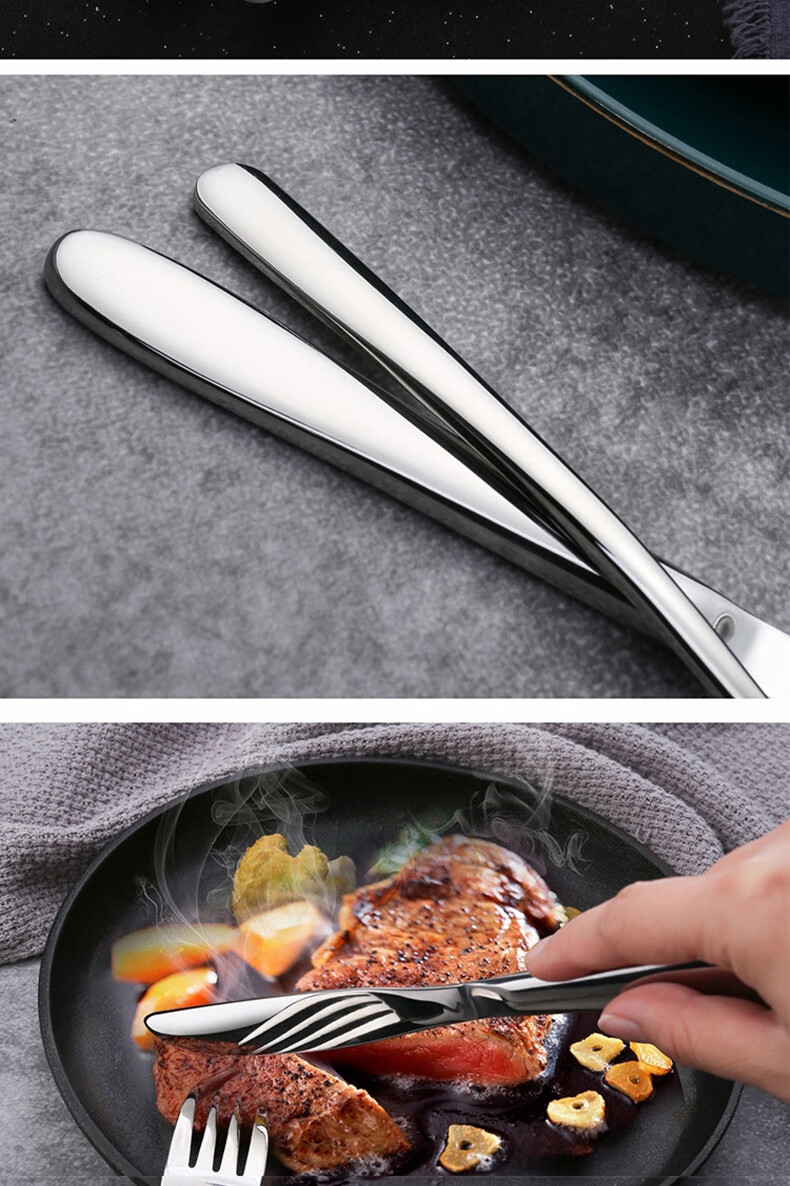 Edo 304 Stainless Steel Western Steak Knife And Fork Set, 410 Stainless Steel Tableware Set: Main Knife + Main Fork + Gift Box 14