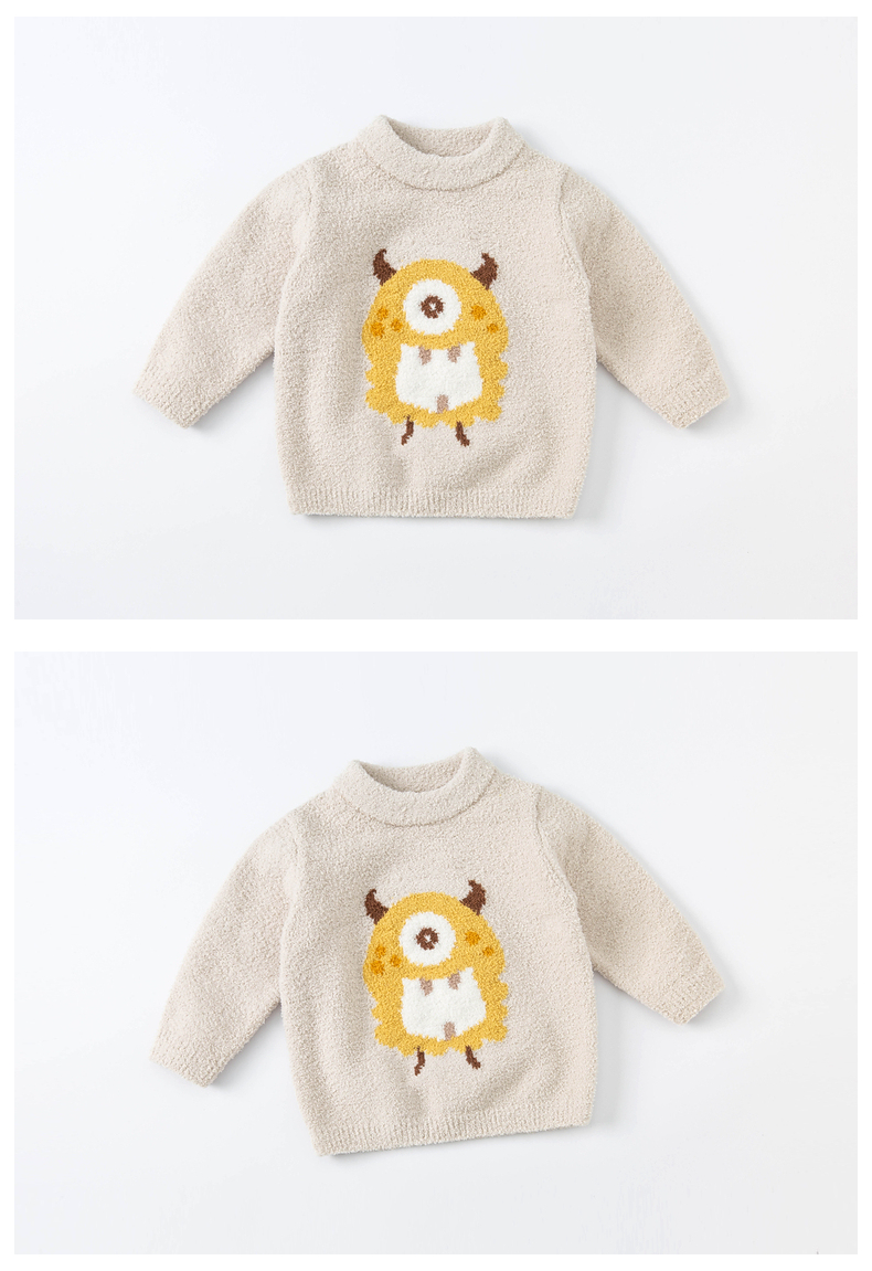 DAVE & BELLA Children's Chenille Sweater Winter Toddler Top Kids Boys Girls Fashion Knitwear 10