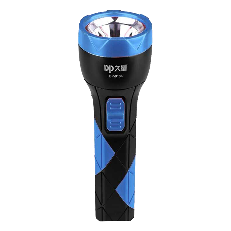 DP Rechargeable Compact Household Emergency Light Flashlight, High Brightness Long-Range Long Battery Life Cycling Outdoor Light LED-9136
