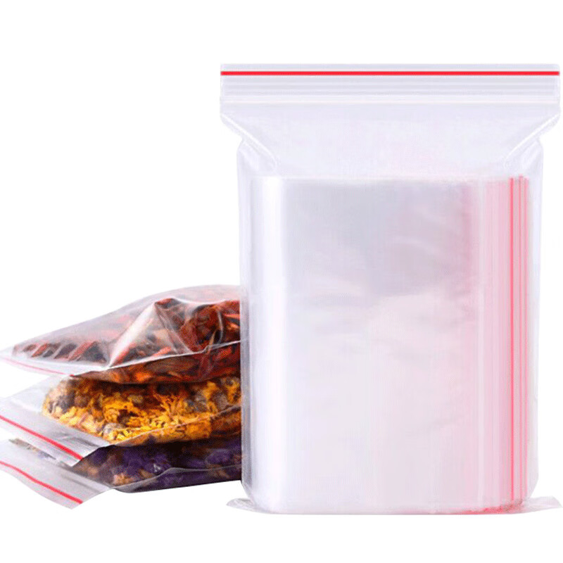 Miaoxinsi Food Self-Sealing Bags, Small Size, Thickened, Transparent, Dustproof, Airtight, Fresh-Keeping, Sealed Bags, Sample Plastic Packaging Bags