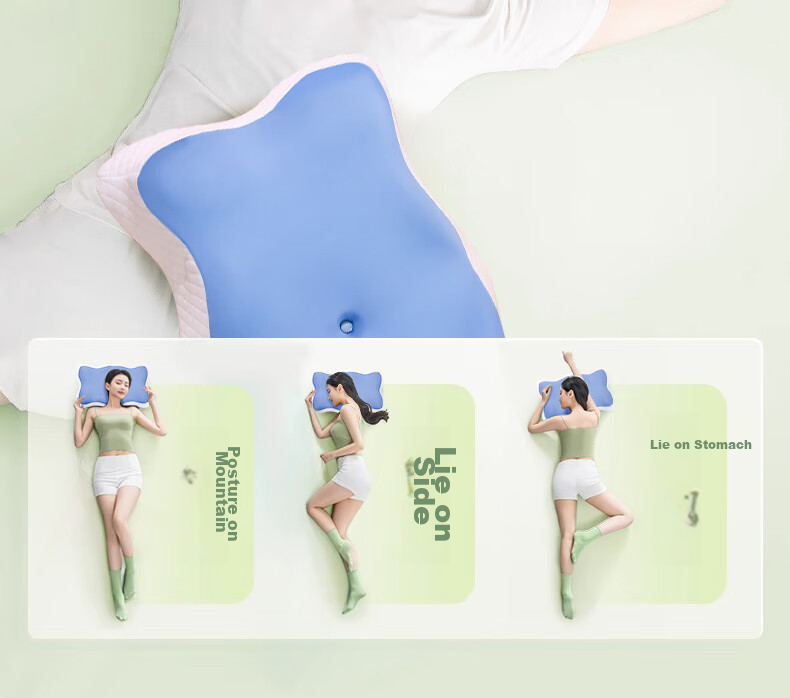 YUZHAOLIN Cervical Pillow for Adults, Sleeping Pillow, Ergonomic Memory Foam Pillow for Home Use, Side Sleeping Soft Pillow 4