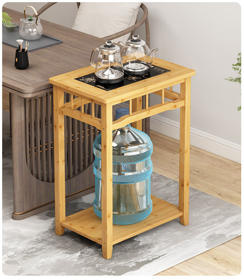 Taomengju Tea Rack, Small Home Tea Table, Multifunctional Tea Pot And Kettle Integrated Stand, Modern Coffee Table Storage Shelf, Small Tea Table 18