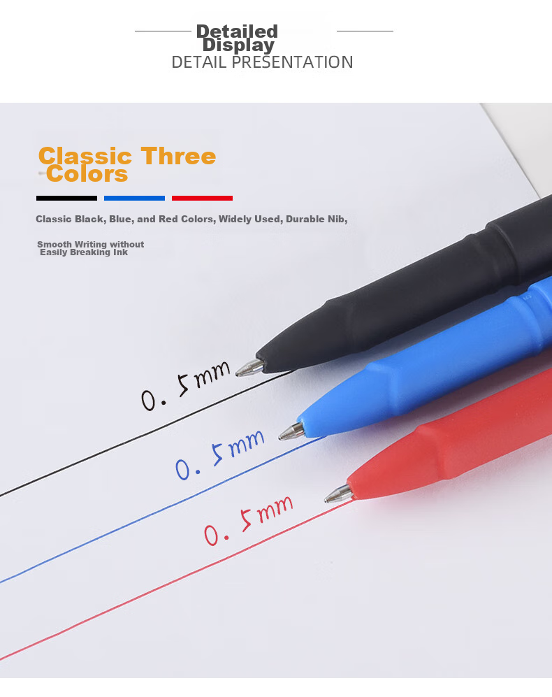Genvana [12 Large Capacity] Stationery 0.7mm Black Gel Pen, Signing Pen, Wear-Resistant Tip Office Signing Pen Frosted Barrel Gel Pen G-1327 3