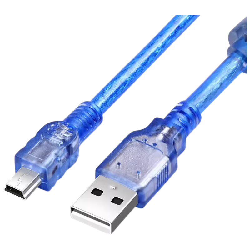 Shishan Panasonic A5 A6 servo debugging cable Siemens drive mini Mitsubishi PLC communication cable Hengchuan connection cable Fanuc programming USB download cable shielded cable 1.5 meters