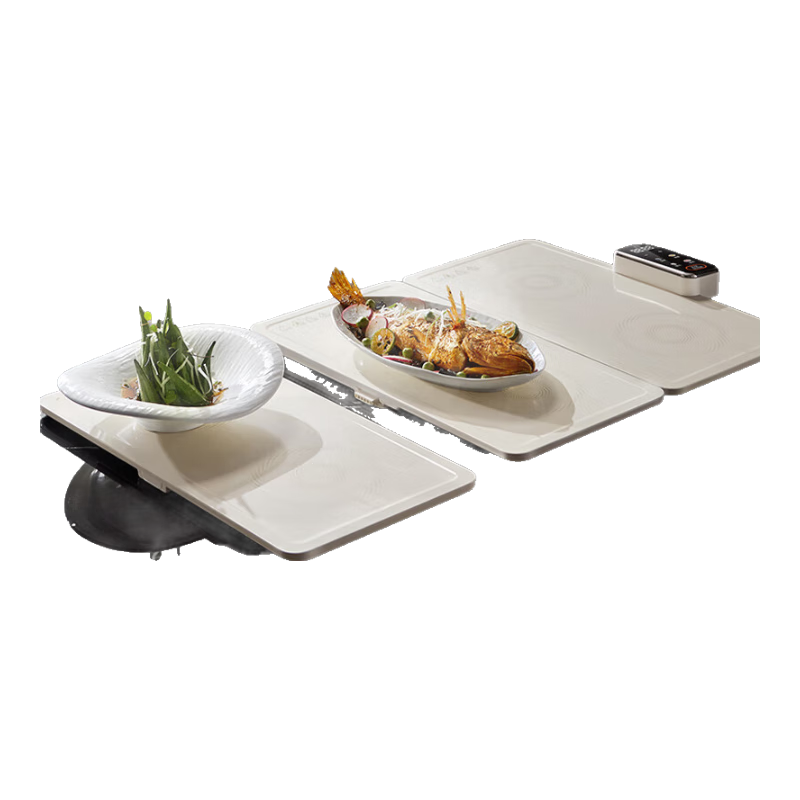 SUPOR Folding Food Warming Plate, Heating Table Mat, Baking And Fermentation Temperature Control Timer Warming Board BF6040P822D (Square)