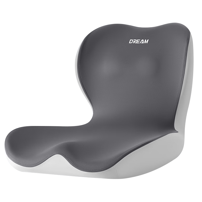 Mixiaoshu Office Chair Cushion with Integrated Ergonomic Backrest for Long Sitting Support And Posture Correctio