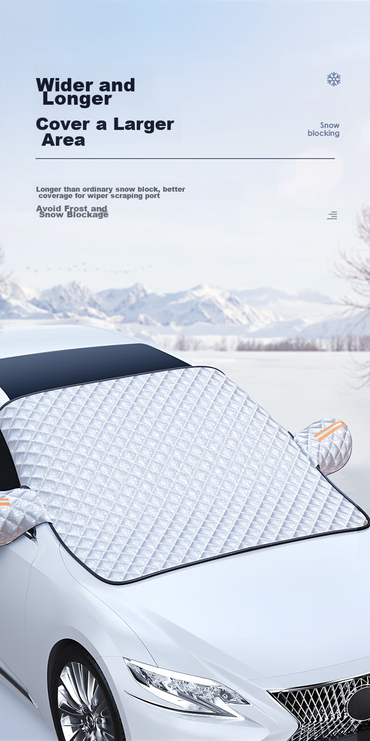 BIAZE Car Sunshade, Front Windshield Cover, Interior Heat Insulation Sunshade, Front Snow Cover, Car Window Light-Blocking Canopy 7