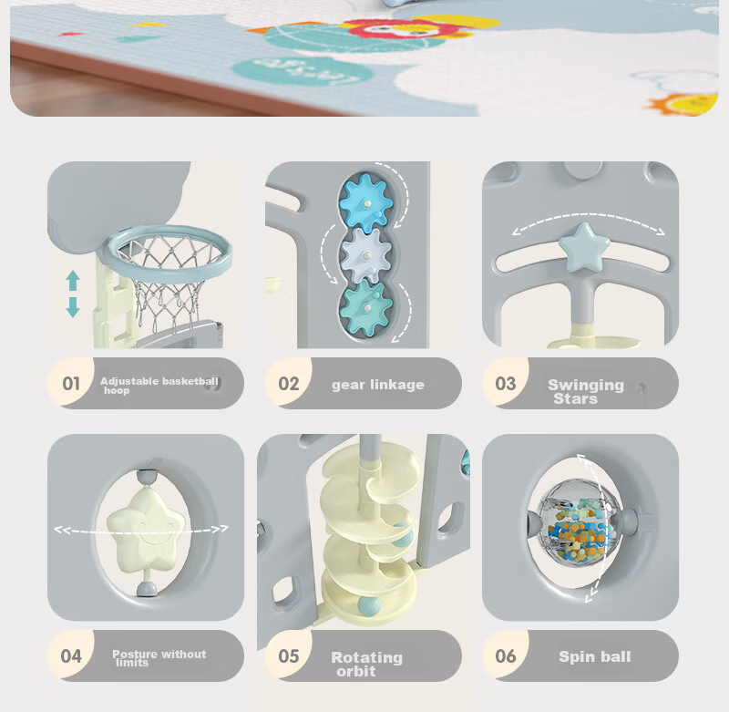 Zhihui Baby Play Mat, Indoor Floor Playpen, Crawling Mat, Play Toys, Children's Game Fence, All-In Protective Barrier 8