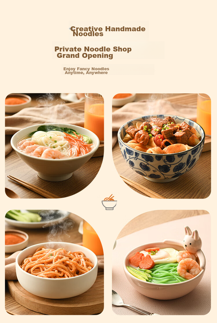 Liven Noodle Maker with Power Display, Home Automatic Wireless Handheld Pasta Press, Electric Youtiao Maker, Stainless Steel Noodle Machine with 5 Mold Types ML-A410 15