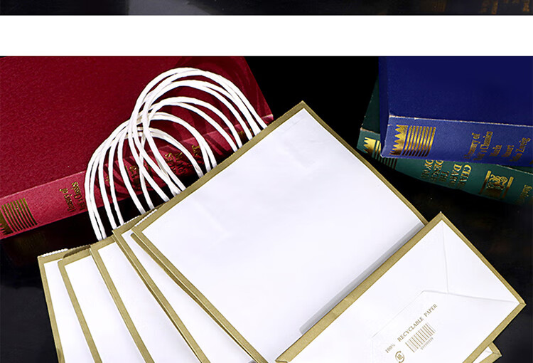 Jidukongjian Gift Packaging Bag, Thickened Handheld Packaging Paper Bag, Birthday Gift, Wedding Graduation Season Favor Bag, Kraft Paper Bag 8