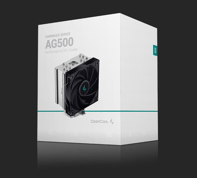 DEEPCOOL GAMMAXX 500 Performance Edition Black Matte CPU Air Cooler / Upgraded Tower / Innovative Air Guide Ring Fan / Offset Heat Pipes for Memory Clearance / Multi-Platform Support 9