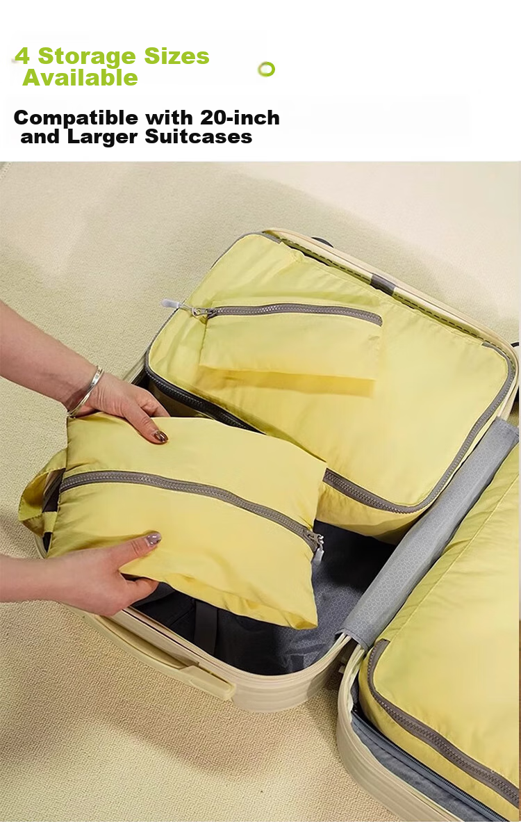 Banzheni Travel Toiletry Storage Bag, Portable Large Capacity Handheld Underwear Organizer Bag for Business Trips And Travel, Packing Set 9