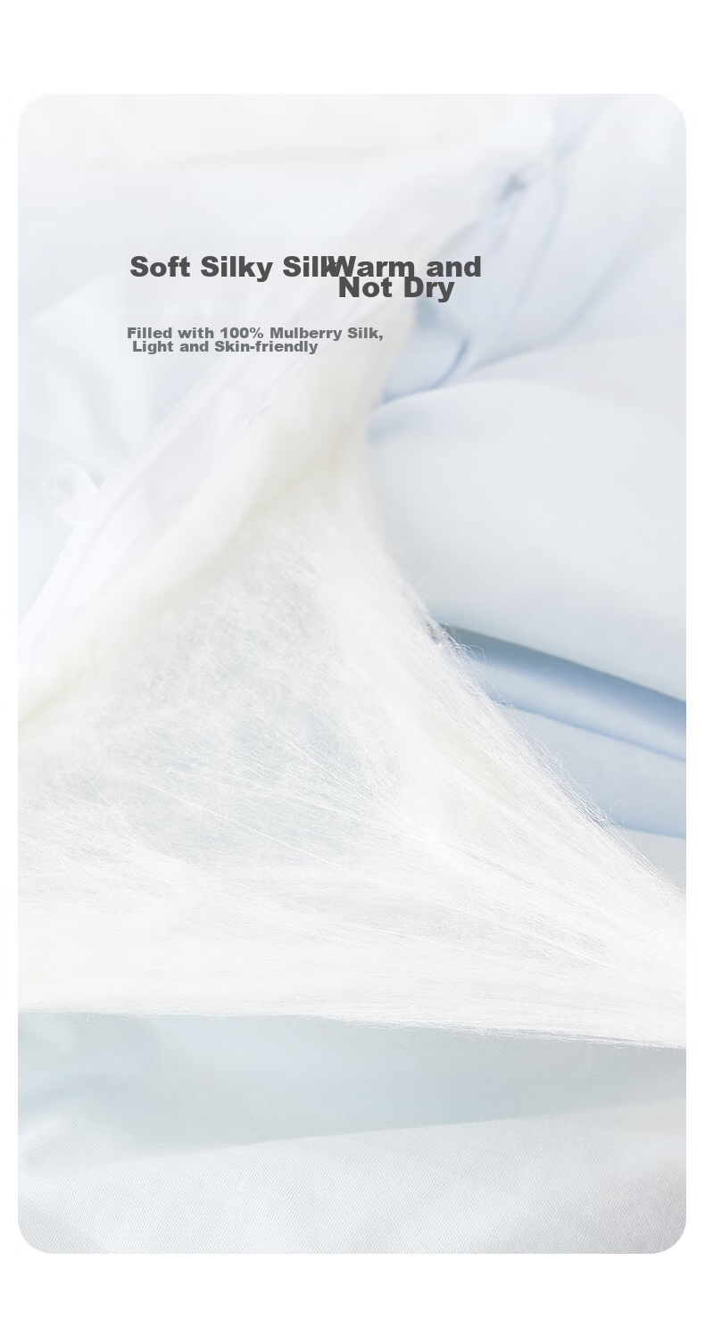 MERCURY Kids Silk Comforter Winter Quilt Pure Silk Maternity And Baby Class A Antibacterial Thickened Cotton Filling Double Size Approximately 6.4 Jin 200*230cm 8