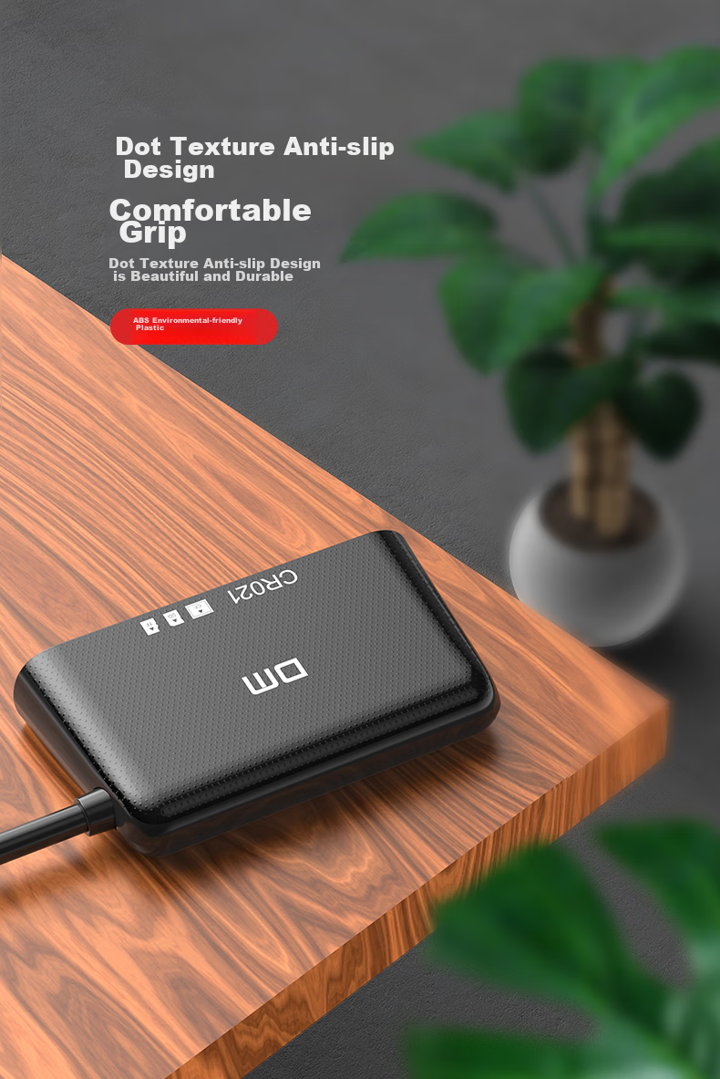 DM Daimai CR021 Multifunctional Three-In Card Reader, USB3.0 High-Speed Reading And Writing, Supports TF/SD/CF And Other Phone Cards And Camera Cards 2