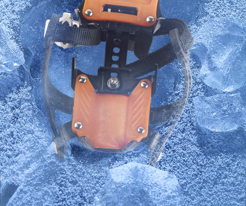 MOTIE Ice Claw Non-Slip Shoe Covers, Professional Mountaineering Outdoor Climbing Equipment, Snow Cleats, Ice Grips with 10 Teeth (1 Pair One Size Fits All) 7