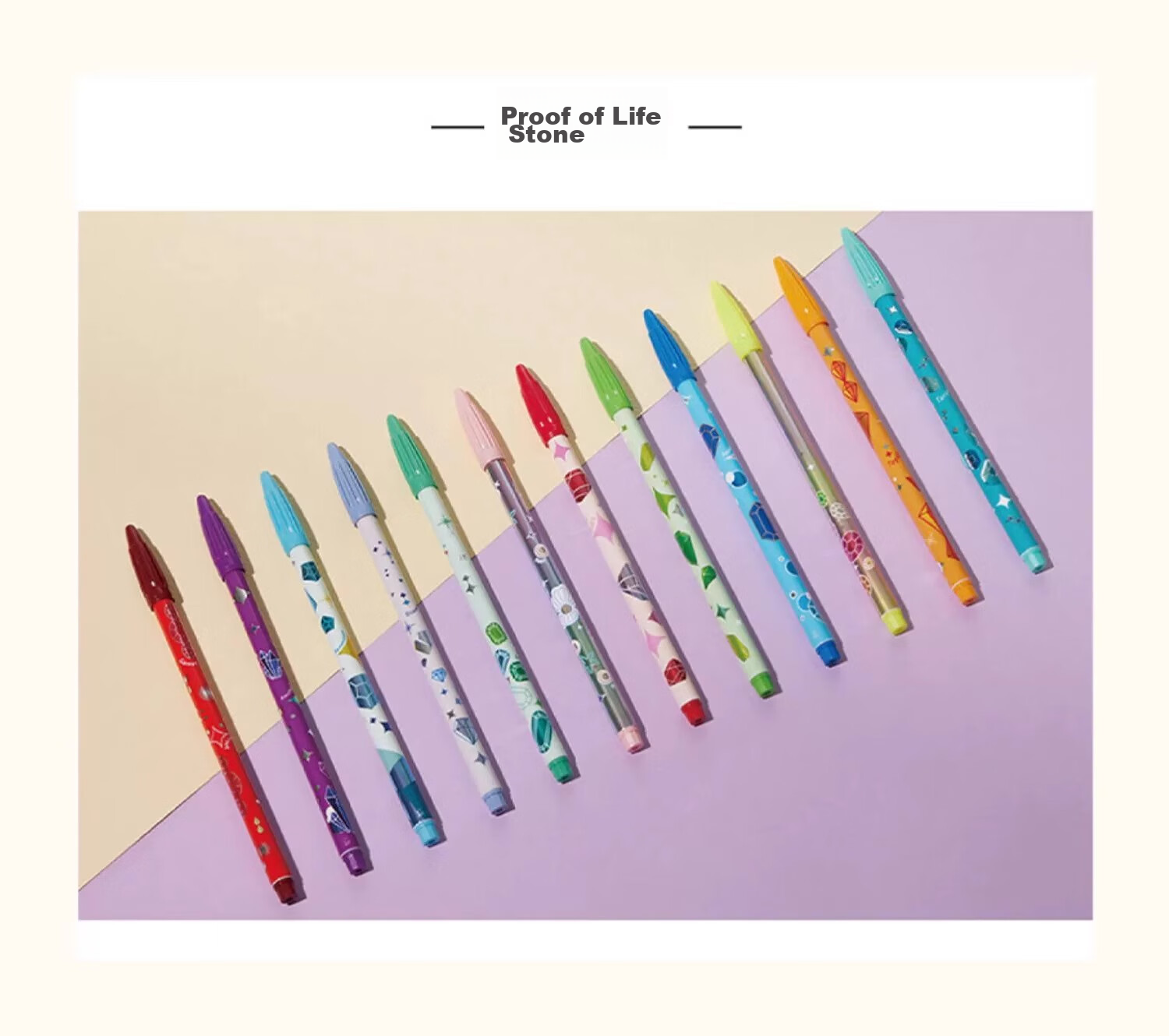 Monami 3000 Watercolor Markers, 12 Zodiac Signs, 0.4mm High-Quality Colored Water-Based Pens, for Note-Taking, Student Journaling, Line Drawing, 3-Color Set - December Watercolor Markers 11