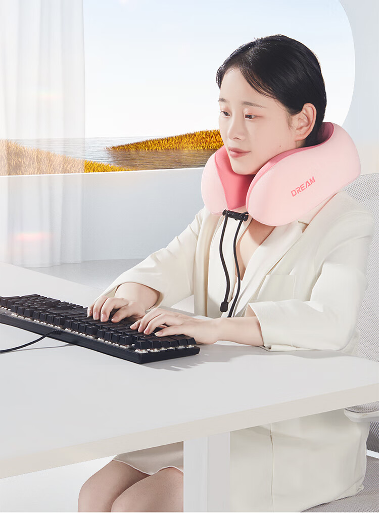 Buleishen Car U-Shaped Neck Pillow, Cervical Pillow, Memory Foam Neck Support Pillow for Driving And Travel 26