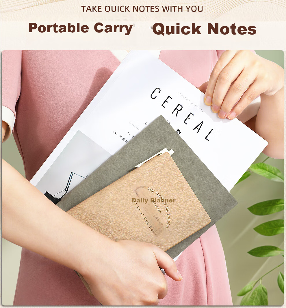 Longe Daily Planner, Schedule Book, Study Plan, Time Management Planner, Compact And Portable, Work Efficiency Manual, Calendar, Journal, To-Do List, And Planner 3