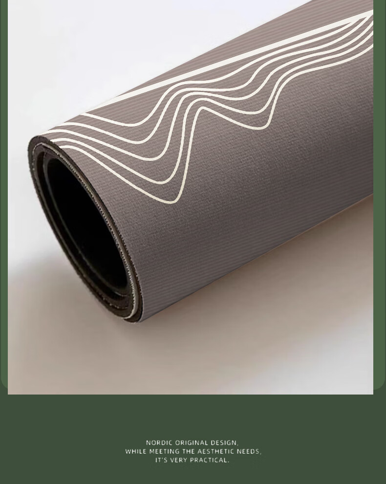 Zunchao Kitchen Floor Mat, Absorbent, Oil-Resistant, Waterproof, Non-Slip, Wipeable, Washable, Dirt-Resistant Mat 10