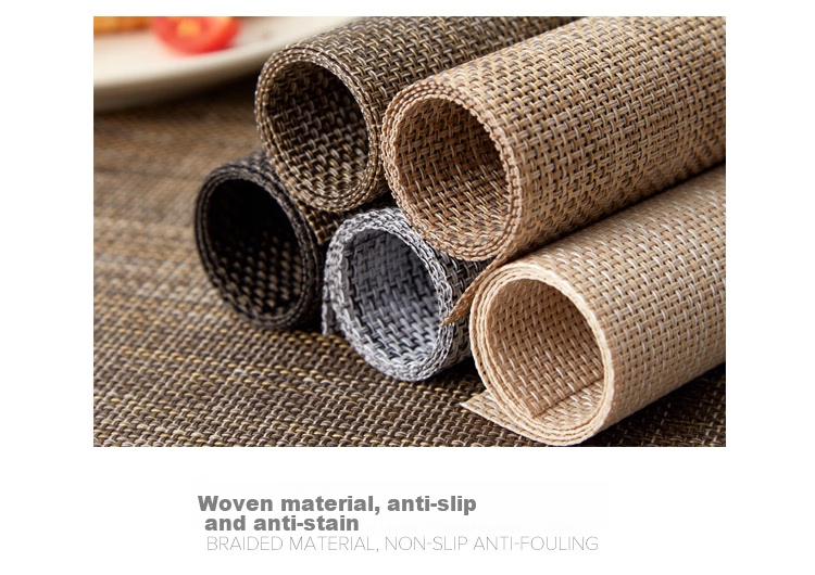 Quanshi Thick Heat-Resistant Coasters, Set of 2, Handwoven Placemats for Home Use, Scald-Proof Pads, Pot Mats, Dish Coasters, Bowl Coasters, Cup Coasters, Non-Slip Mats 4