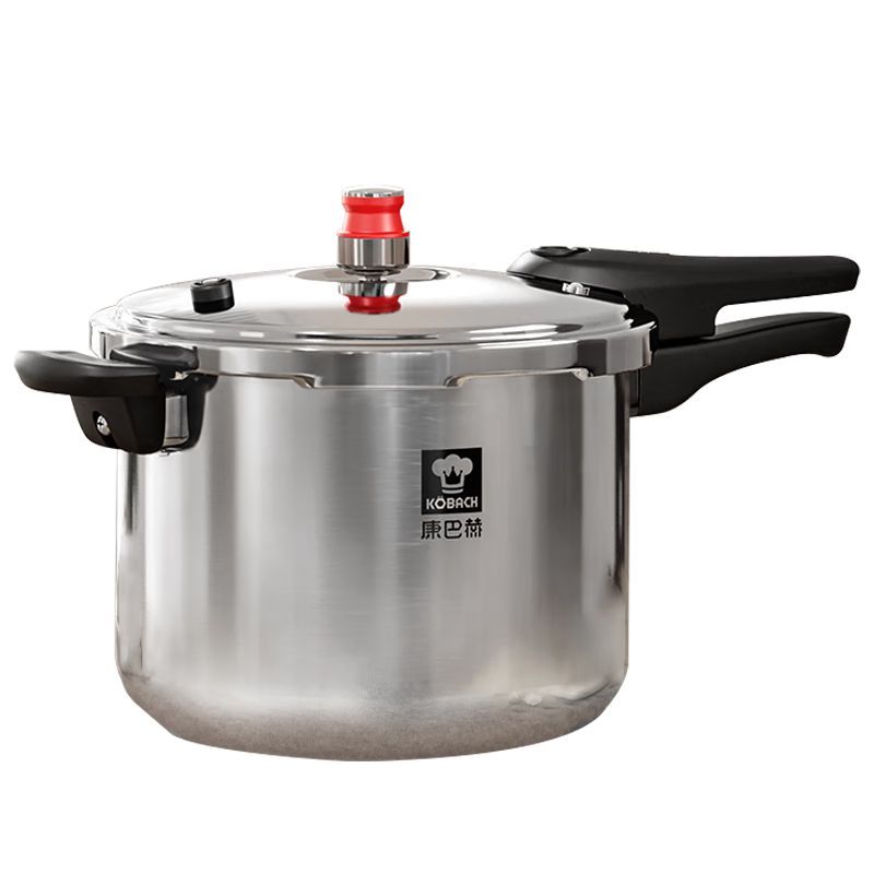 KBH Pressure Cooker, 304 Stainless Steel, Explosion-Proof, Quick-Cooking, Large Capacity 8L, Compatible with Induction Cooker And Gas Stove