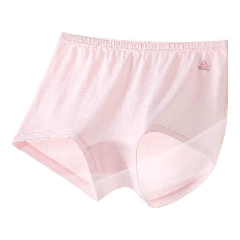 Jiusuiban Children's Sweat-Wicking Underwear, Girls' 50S Modal Boyshorts, Big Kids' 5A Antibacterial Jacquard Mesh Boxer Briefs