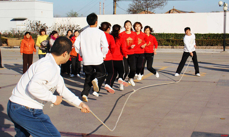 麦力斯 群体跳绳团体多人跳绳10米长绳集体摇绳