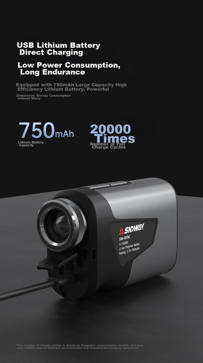 Shendawei Laser Rangefinder Telescope 1500m High Precision Outdoor Measuring Instrument Electronic Ruler Forestry SW-1500D 15