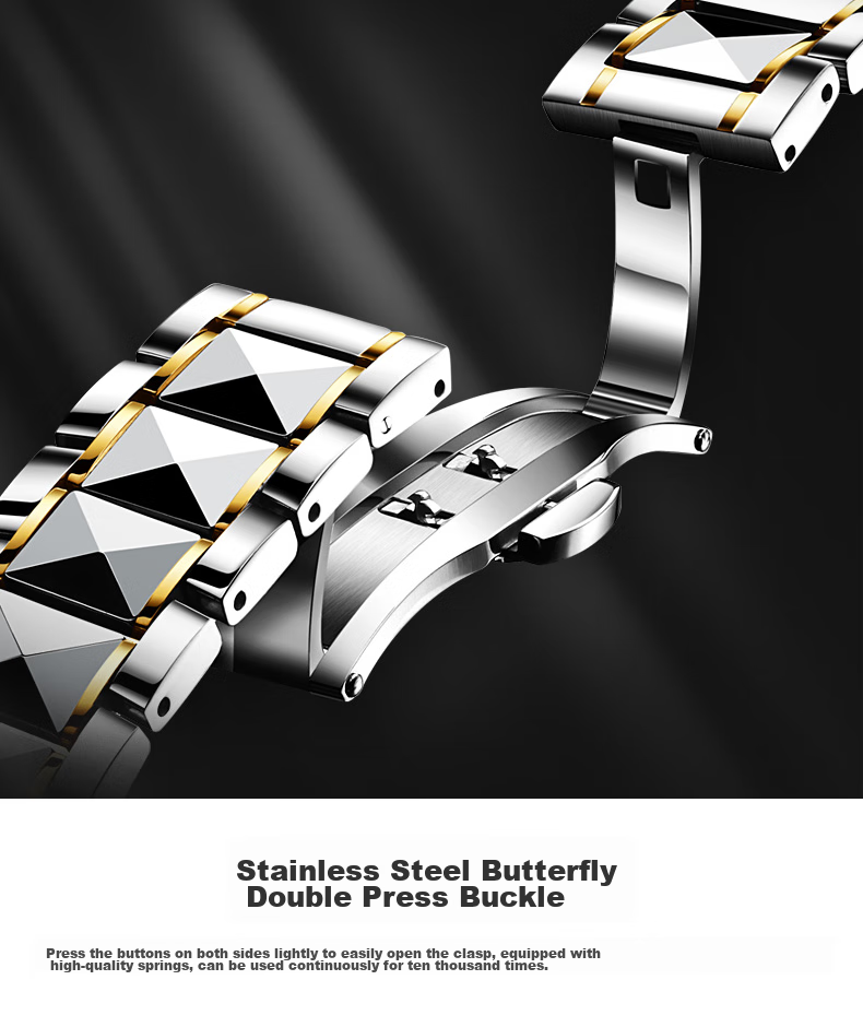 JIN SHI DUN Swiss Certified Authentic Men's Watch 26 New Automatic Mechanical Top Ten Famous Watches Birthday Gift for Husband 11