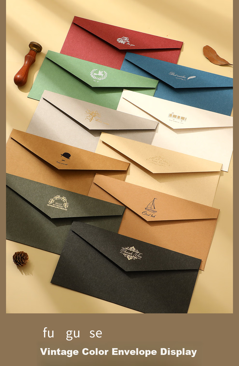 Jiaranheng Envelope And Letter Set, Back-To Gift for Teachers And Classmates, Birthday Card, Anniversary Creative Card, Vintage-Style Romantic Letter, Confession, Vintage Invitatio 2