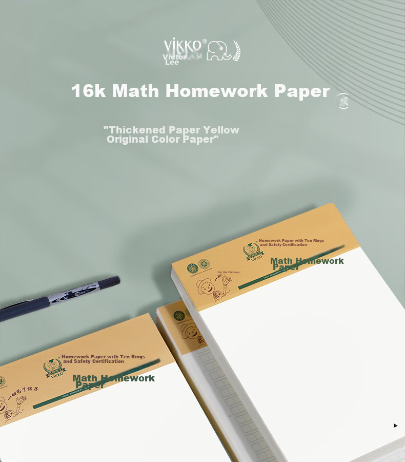Duoliboshi 3 Packs of 16k22 Sheets Math Homework Paper (With Dots), Draft Paper, Math Paper, Student-Specific Practice Paper, School-Specified, Teacher-Recommended, Eye-Protecting, Thickened [Best-Selling Product] 1