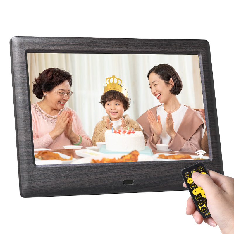 KODAK 708C Digital Photo Frame 7-inch HD Electronic Album Smart Desktop Photo Video Player Black