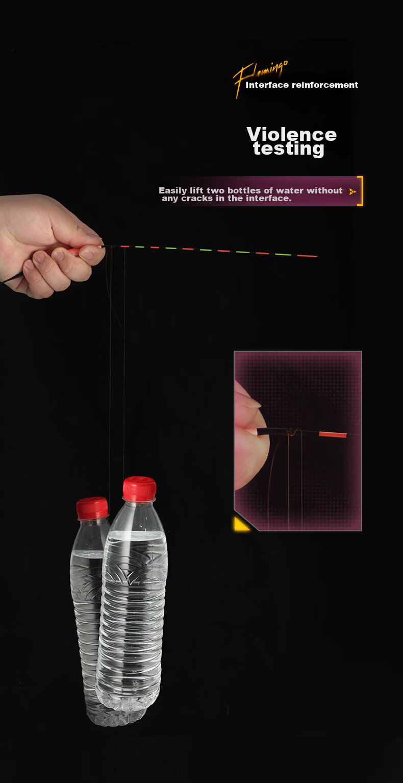 JIADIAONI Eye-Catching High-Sensitivity Luminous Float, Bright Water Entry Shadowless Electronic Float [Eating Lead 3.0g], Color-Fast 10