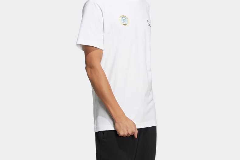 Adidas NEO Valentine's Day Gift, Men's Casual Series M SW SLOGAN TEE Short-Sleeve Top HC9740, Size 2XL 4