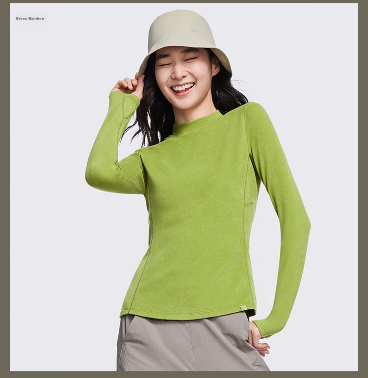 Beneunder Fleece Base Layer, Turtleneck, Autumn And Winter Warmth, Slim Fit, Elastic Inner Wear, Women's Top PM003 22